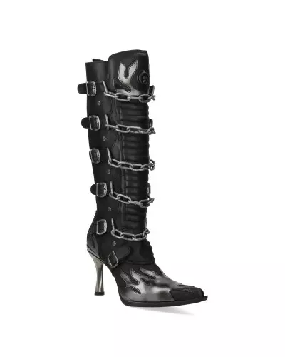 New Rock Boots with Chains from New Rock Brand at €265.00