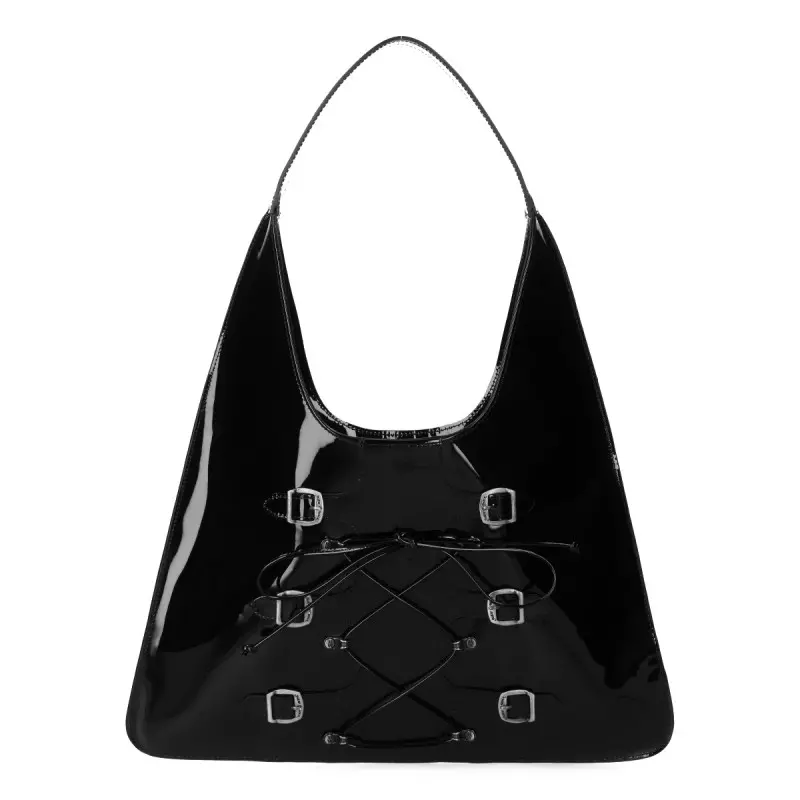 New Rock Patent Leather Handbag from New Rock Brand at €245.00