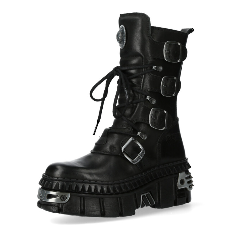 Unisex New Rock Boots with Buckles