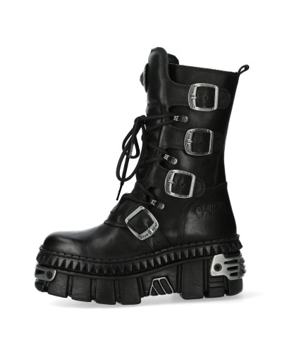 Botas New Rock Unissexo com Fivelas
