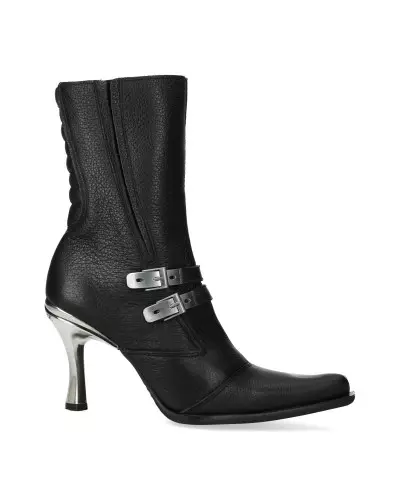 New Rock Boots with Metallic Heel and Buckles from New Rock Brand at €209.00