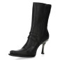Botas New Rock com Salto Metálico e Fivelas Botas New Rock com Salto Metálico e Fivelas