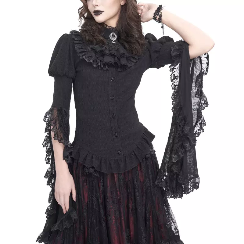 Elegant Lace Shirt from Devil Fashion Brand at €83.00