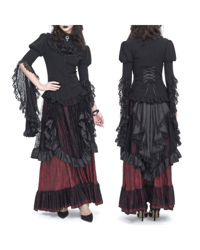 Elegantes Hemd mit Spitze