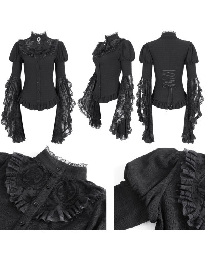 Camisa Elegante con Encaje