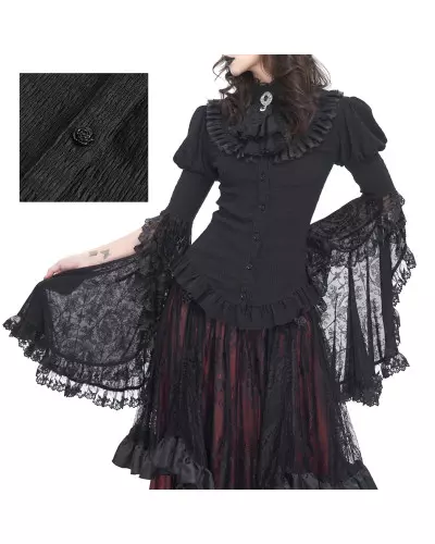 Elegant Lace Shirt from Devil Fashion Brand at €83.00