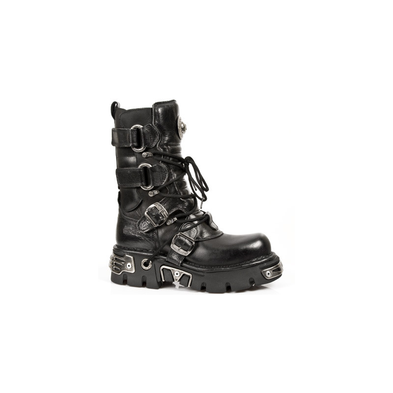 Unisex New Rock Boots with Buckles