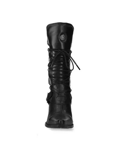 Botas New Rock Pretas com Saltos Metálicos da Marca New Rock por 225,00 €