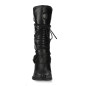 Black New Rock Boots with Metallic Heels Black New Rock Boots with Metallic Heels