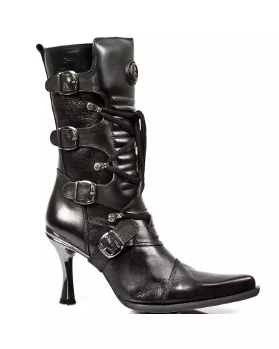 Black New Rock Lace-Up Boots from New Rock Brand at €205.00