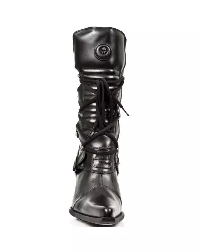 Black New Rock Lace-Up Boots from New Rock Brand at €205.00