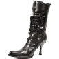 Black New Rock Lace-Up Boots Black New Rock Lace-Up Boots