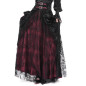 High Red Skirt with Lace High Red Skirt with Lace