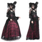 High Red Skirt with Lace High Red Skirt with Lace