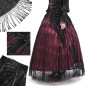 High Red Skirt with Lace High Red Skirt with Lace