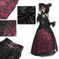 High Red Skirt with Lace High Red Skirt with Lace