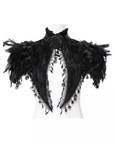 Feathered Cape/Bolero from Devil Fashion Brand at €66.90