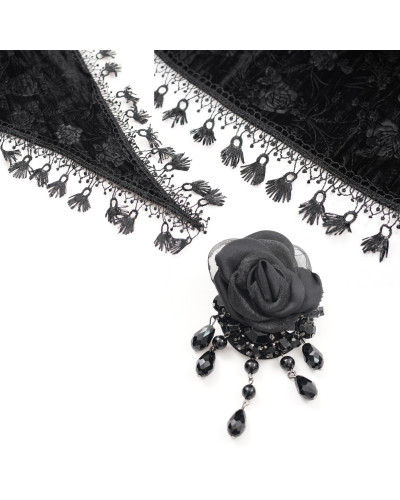 Capa/Bolero con Plumas