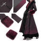 Manteau Rouge avec Cheveux Artificiels Manteau Rouge avec Cheveux Artificiels