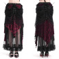Elegant Red and Black Skirt Elegant Red and Black Skirt