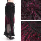 Eleganter Rock in Rot und Schwarz Eleganter Rock in Rot und Schwarz