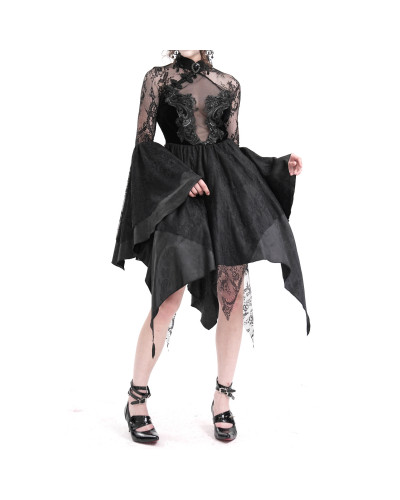 Elegant Black Dress with Tulle