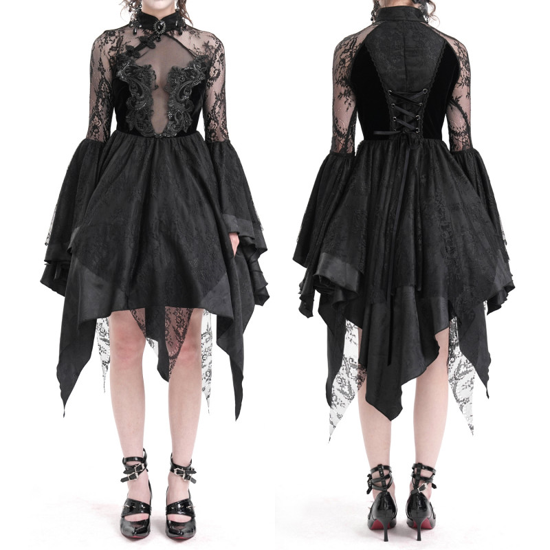 Elegant Black Dress with Tulle