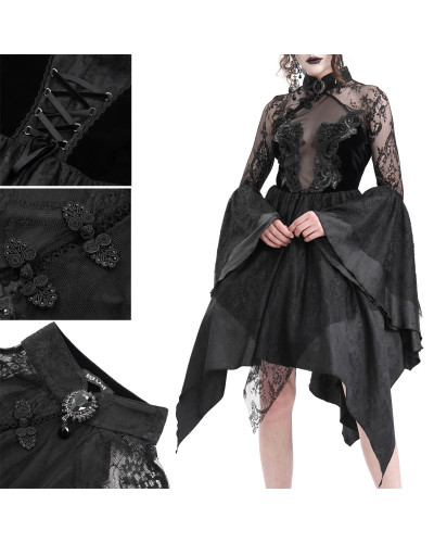Elegant Black Dress with Tulle