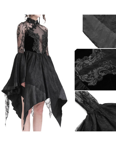 Elegant Black Dress with Tulle