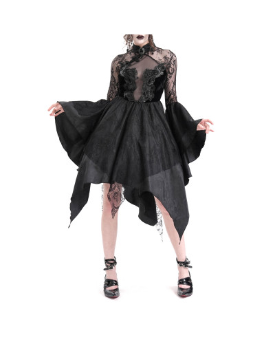 Elegant Black Dress with Tulle