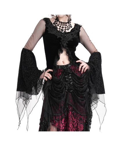 Elegant T-Shirt with Tulle