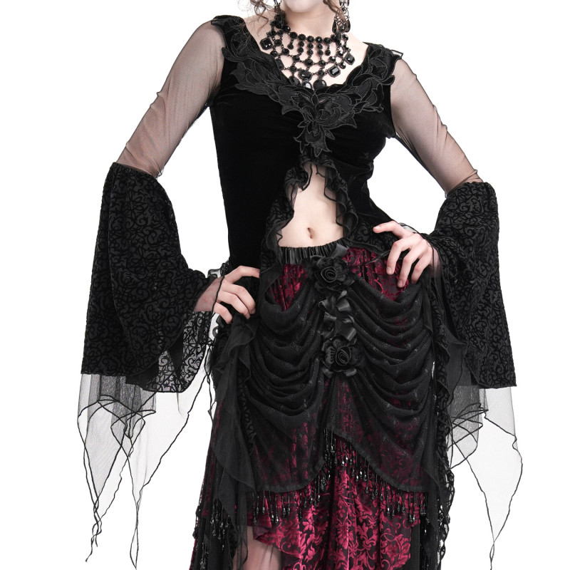Elegant T-Shirt with Tulle