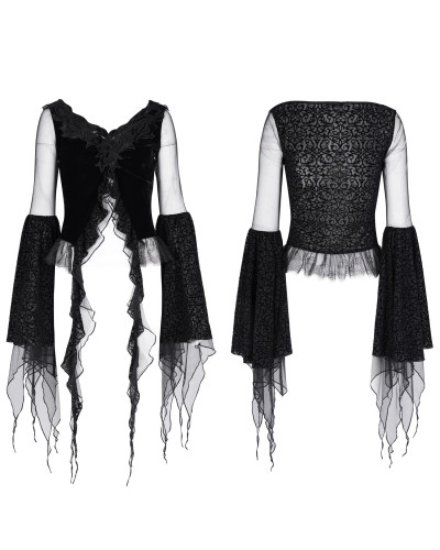 Elegant T-Shirt with Tulle