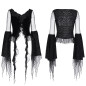 T-Shirt Elegante com Tule