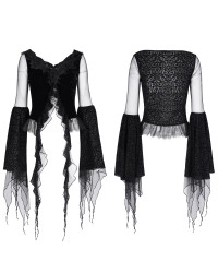 T-Shirt Elegante com Tule