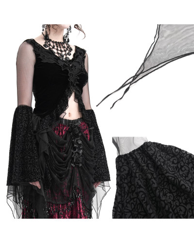 Elegant T-Shirt with Tulle