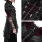Veste Noire et Grenat avec Dentelle Veste Noire et Grenat avec Dentelle