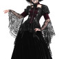Veste Noire et Grenat avec Dentelle Veste Noire et Grenat avec Dentelle