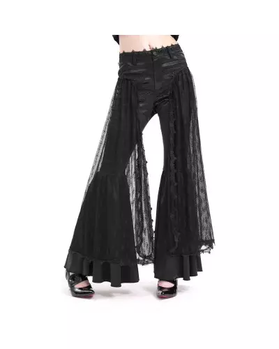 Elegant Trousers with Lace from Devil Fashion Brand at €99.00