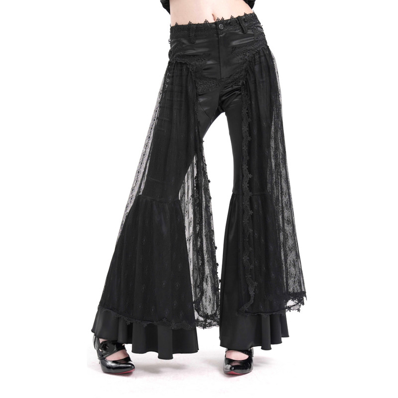 Pantalón Elegante con Encaje
