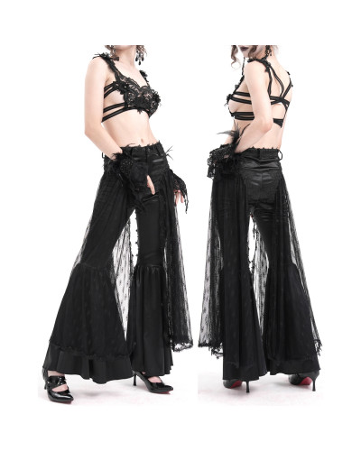 Pantalón Elegante con Encaje