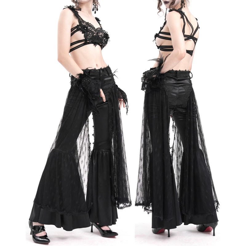 Pantalón Elegante con Encaje