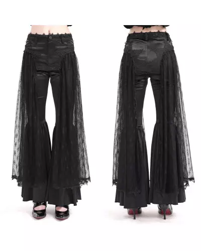 Elegant Trousers with Lace from Devil Fashion Brand at €99.00