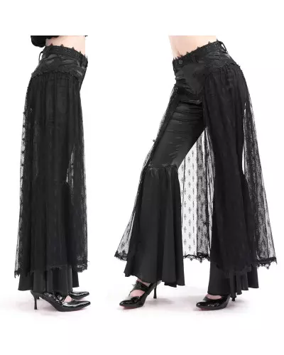 Elegant Trousers with Lace from Devil Fashion Brand at €99.00