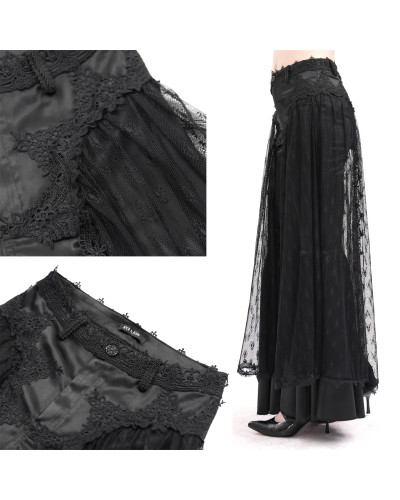 Pantalón Elegante con Encaje