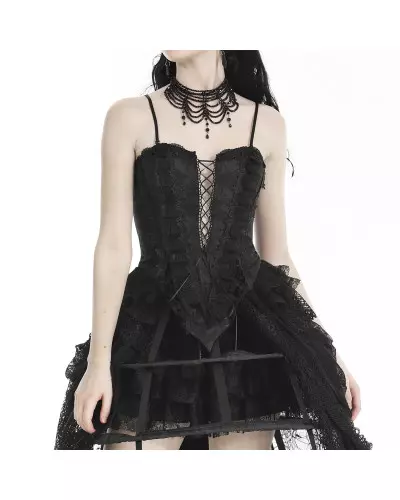 Top corset en brocart de la Marque Dark in Love à 48,40 €