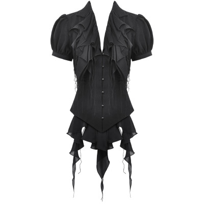 Camisa plisada
