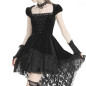 Vestido de veludo e renda Vestido de veludo e renda