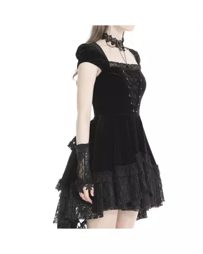 Kleid aus Samt und Spitze der Dark in Love-Marke für 66,50 €