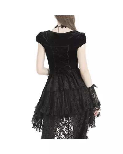 Robe en velours et dentelle de la Marque Dark in Love à 66,50 €